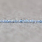 2.6mm AAA Aquamarine Faceted Beads Round 15" Natural Blue Gemstone for DIY Jewelry Making Beading Supplies March Birthstone