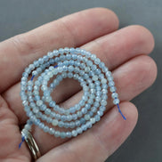 2.6mm Lemurian Beads – Faceted Round Micro Gemstone 15