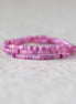 2.7mm AAA Pink Ruby Beads Faceted Rondelle Natural Pink Gemstone for DIY Jewelry Making Supplies July Birthstone