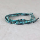 2.8mm 3mm Natural Tibetan Turquoise Tube Beads Smooth 15" Genuine Gemstone for DIY Jewelry Making