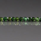 2.5mm AAA Green Tourmaline Micro Faceted Beads 4” Sparkly Gemstone Beads for Jewelry Making Beading Gift Crafter October Birthstone