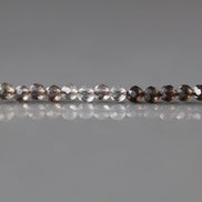 2.8mm Smoky Quartz Beads – Faceted Round Micro Gemstone 15