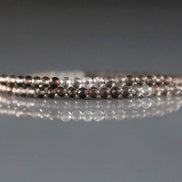 2.8mm Smoky Quartz Beads – Faceted Round Micro Gemstone 15