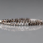 2.8mm Smoky Quartz Beads ‚Äì Faceted Round Micro Gemstone 15