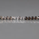 2.8mm Smoky Quartz Beads ‚Äì Faceted Round Micro Gemstone 15" Strand