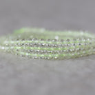 2.9mm 3mm Natural Lemon Quartz Beads Faceted Round 15” Pale Yellow Gemstone for DIY Jewelry Making