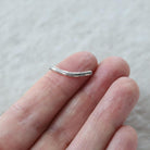 20mm Tiny Thai Karen Hill Tribe Silver Tube Curved Flower Stamped Bar Bead Fine Silver for DIY Jewelry Making