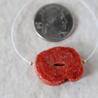 20mm Large Sponge Coral Slice Bead Natural Raw Coral Gemstone for DIY Jewelry Making Pendant