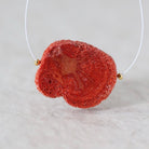 20mm Large Sponge Coral Slice Bead Natural Raw Coral Gemstone for DIY Jewelry Making Pendant