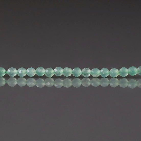2mm AAA Australian Chrysoprase Faceted Beads 13" Mint Green Genuine Gemstone Beads for Jewelry Making Beading Craft Gift Beads
