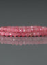 2mm AAA Brazilian Rhodonite Faceted Round Beads 15"