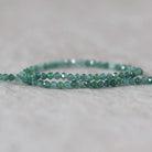 2mm Guatemala Jade Beads - Tiny Faceted Round Natural Gemstone 15" Strand
