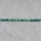 2mm Guatemala Jade Beads - Tiny Faceted Round Natural Gemstone 15" Strand
