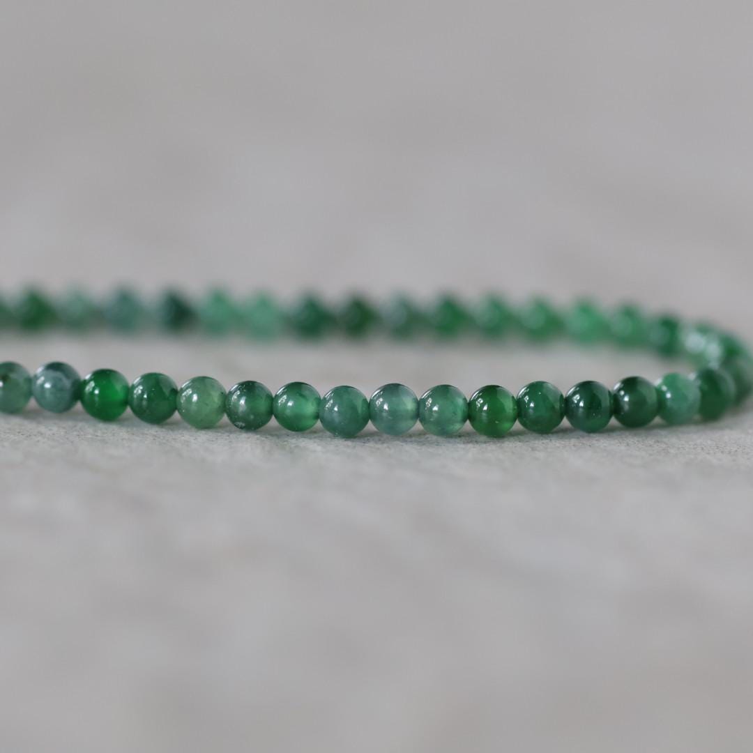 2mm AAA Guatemala Jade Beads -Smooth Round Natural Gemstone 15"