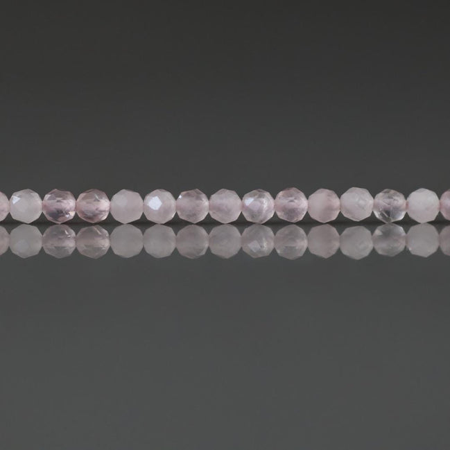 2mm AAA Pink Morganite Beads Micro Faceted Beads 15" Natural Pale Pink Gemstone Beads Beading Crafter Gift July Birthstone DIY Jewelry
