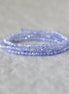 2mm AAA Tanzanite Faceted Round Beads 15" - Tiny Natural Gemstone