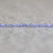 2mm AAA Tanzanite Faceted Round Beads 15