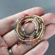 2mm AAA Watermelon Tourmaline Faceted Beads 15
