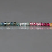 2mm AAA Watermelon Tourmaline Faceted Beads 15