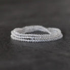 2mm AAA White Topaz Faceted Beads Round 15" Natural Topaz Clear Sparkly Gemstone Beads Beading Crafter Gift April Birthstone DIY Jewelry