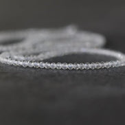 2mm AAA White Topaz Faceted Beads Round 15