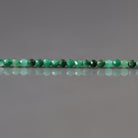 2mm African Jade Beads ‚Äì Tiny Faceted Round Natural Gemstone 15" Strand