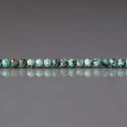 2mm African Turquoise Faceted Beads 15
