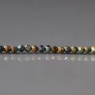2mm African Turquoise Beads ‚Äì Tiny Faceted Round Natural Gemstone 15" Strand