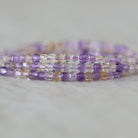 2mm Ametrine Cube Beads Faceted Natural Gemstone for DIY Jewelry Making Beading Amethyst Citrine