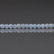 2mm Angelite Beads – Tiny Faceted Round Natural Gemstone 15