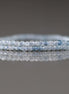 2mm Aquamarine Beads ‚Äì Tiny Faceted Round Natural Gemstone 15" Strand
