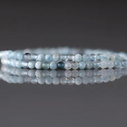 2mm Aquamarine Beads – Tiny Smooth Round Natural Gemstone 15