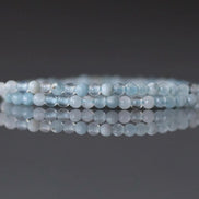 2mm Aquamarine Beads ‚Äì Tiny Smooth Round Natural Gemstone 15