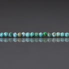2mm Arizona Turquoise Beads – Tiny Faceted Round Natural Gemstone 15" Strand