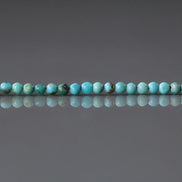 2mm Arizona Turquoise Smooth Beads 15