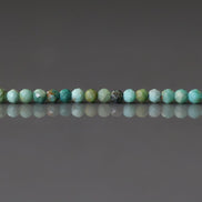 2mm AAA Arizona Turquoise Faceted Beads 12