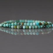 2mm AAA Arizona Turquoise Faceted Beads 12