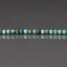 2mm Arizona Turquoise Blue Beads – Tiny Faceted Round Natural Gemstone