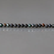 2mm Black Matrix Opal Micro Faceted Beads Genuine Opal Beads 15