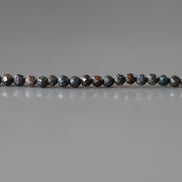 2mm Black Matrix Opal Micro Faceted Beads Genuine Opal Beads 15