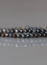 2mm Black Matrix Opal Beads – Tiny Faceted Round Natural Gemstone 15" Strand