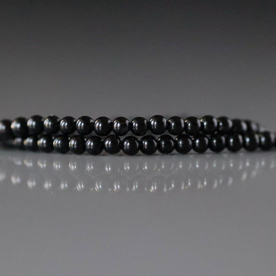 2mm Natural Black Onyx Beads Smooth Onyx 15" Natural Onyx Gemstone Beads Beading Crafter Gift DIY jewelry