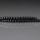 2mm Black Onyx Beads ‚Äì Tiny Smooth Round Natural Gemstone 15" Strand