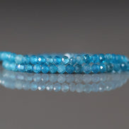 2mm Blue Apatite Faceted Beads 15