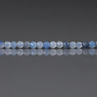 2mm Blue Aventurine Beads ‚Äì Tiny Faceted Round Natural Gemstone 15" Strand