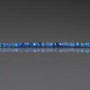 2mm Blue Kyanite Beads – Tiny Faceted Round Natural Gemstone 15