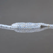 2mm Natural Blue Lace Agate Faceted Cube Beads 15