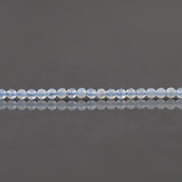 2mm Natural Blue Lace Agate Faceted Beads 15