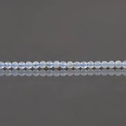 2mm Blue Lace Agate Beads ‚Äì Tiny Faceted Round Natural Gemstone 15
