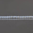 2mm Blue Lace Agate Beads ‚Äì Tiny Faceted Round Natural Gemstone 15" Strand